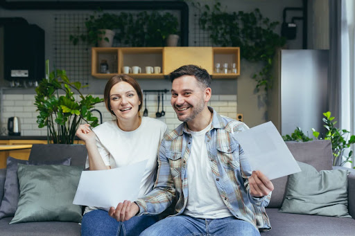 Happy Husband And Wife