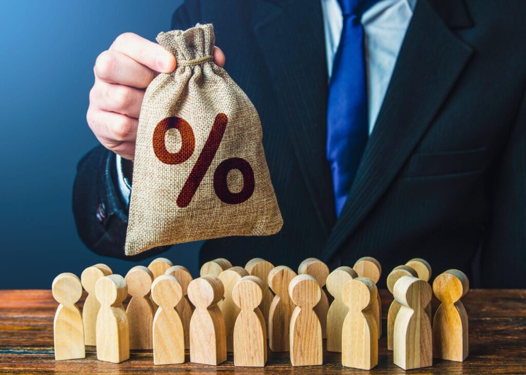 businessman holding a bag