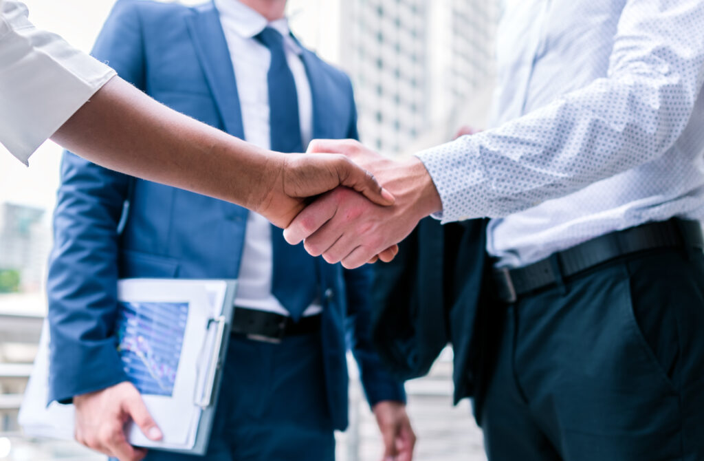 handshake of business People