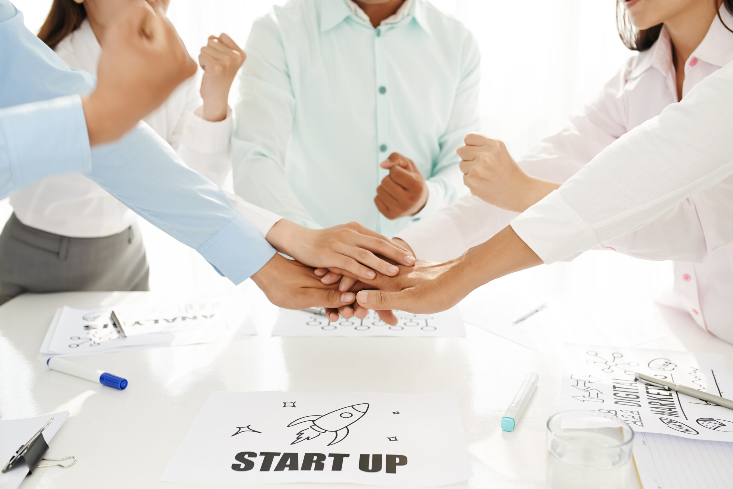 Business Team Collaboration and Support for Startup